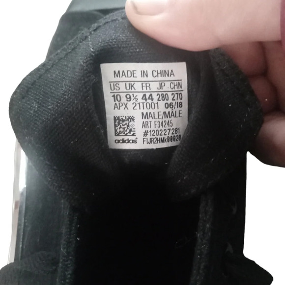 Adidas X Raf Simons Designer Rare Mens Black Detroit Runner Low Tops Size 10 - Picture 6 of 12